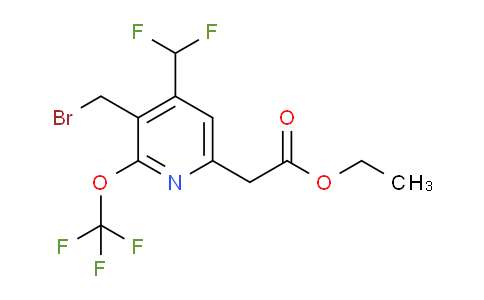 AM143471 | 1805025-30-2 | Ethyl 3-(bromomethyl)-4-(difluoromethyl)-2-(trifluoromethoxy)pyridine-6-acetate
