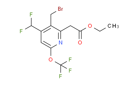 AM143473 | 1806762-06-0 | Ethyl 3-(bromomethyl)-4-(difluoromethyl)-6-(trifluoromethoxy)pyridine-2-acetate