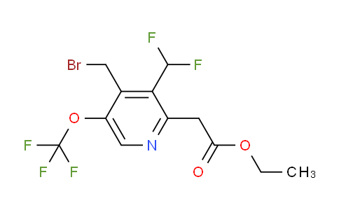 AM143476 | 1805308-01-3 | Ethyl 4-(bromomethyl)-3-(difluoromethyl)-5-(trifluoromethoxy)pyridine-2-acetate