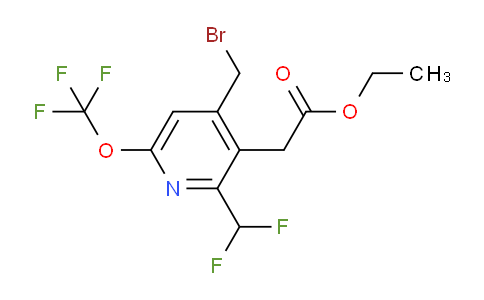AM143482 | 1805174-58-6 | Ethyl 4-(bromomethyl)-2-(difluoromethyl)-6-(trifluoromethoxy)pyridine-3-acetate