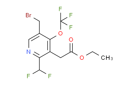 AM143483 | 1804369-84-3 | Ethyl 5-(bromomethyl)-2-(difluoromethyl)-4-(trifluoromethoxy)pyridine-3-acetate