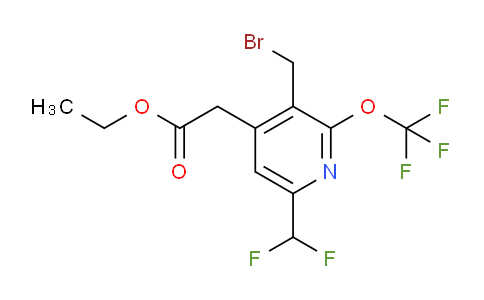 AM143489 | 1805308-05-7 | Ethyl 3-(bromomethyl)-6-(difluoromethyl)-2-(trifluoromethoxy)pyridine-4-acetate