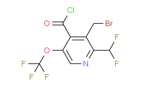 AM143507 | 1805146-50-2 | 3-(Bromomethyl)-2-(difluoromethyl)-5-(trifluoromethoxy)pyridine-4-carbonyl chloride
