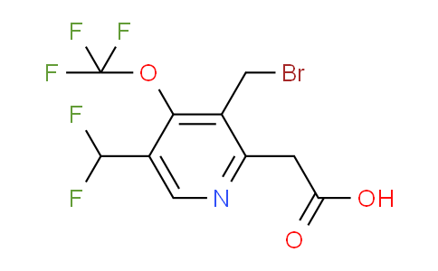 AM143512 | 1804753-91-0 | 3-(Bromomethyl)-5-(difluoromethyl)-4-(trifluoromethoxy)pyridine-2-acetic acid