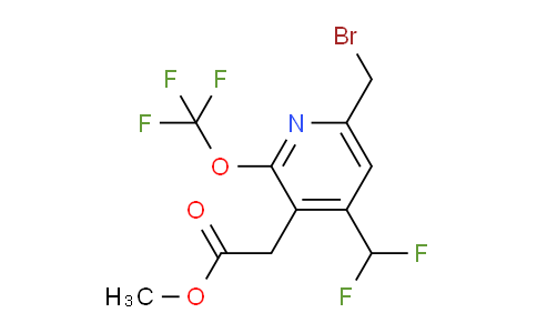 AM143518 | 1805024-29-6 | Methyl 6-(bromomethyl)-4-(difluoromethyl)-2-(trifluoromethoxy)pyridine-3-acetate