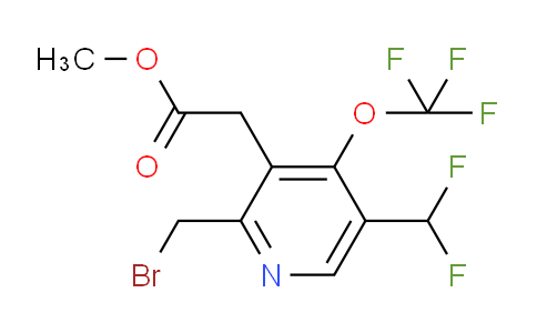 AM143523 | 1804625-63-5 | Methyl 2-(bromomethyl)-5-(difluoromethyl)-4-(trifluoromethoxy)pyridine-3-acetate