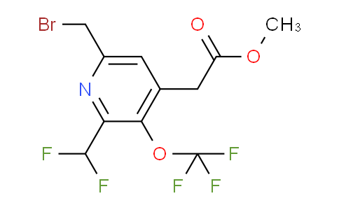 AM143529 | 1805302-24-2 | Methyl 6-(bromomethyl)-2-(difluoromethyl)-3-(trifluoromethoxy)pyridine-4-acetate