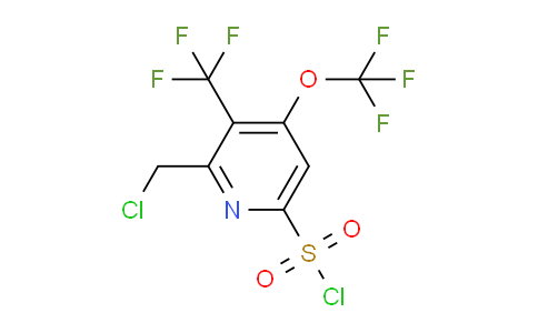 2-(Chloromethyl)-4-(trifluoromethoxy)-3-(trifluoromethyl)pyridine-6-sulfonyl chloride