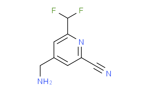 4-(Aminomethyl)-2-cyano-6-(difluoromethyl)pyridine
