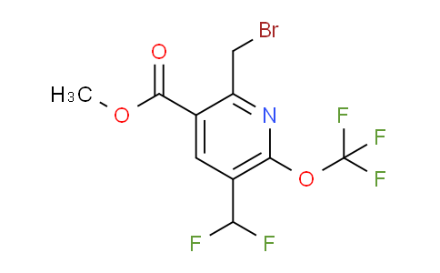 Methyl 2-(bromomethyl)-5-(difluoromethyl)-6-(trifluoromethoxy)pyridine-3-carboxylate