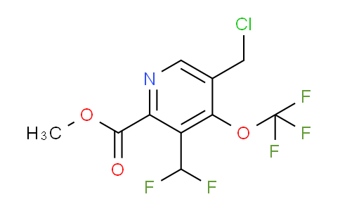 Methyl 5-(chloromethyl)-3-(difluoromethyl)-4-(trifluoromethoxy)pyridine-2-carboxylate