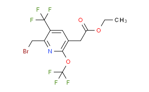 AM143581 | 1805166-67-9 | Ethyl 2-(bromomethyl)-6-(trifluoromethoxy)-3-(trifluoromethyl)pyridine-5-acetate