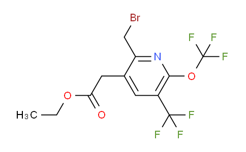 AM143584 | 1805016-90-3 | Ethyl 2-(bromomethyl)-6-(trifluoromethoxy)-5-(trifluoromethyl)pyridine-3-acetate