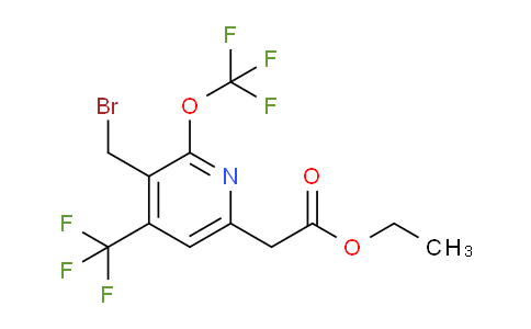 AM143586 | 1805289-75-1 | Ethyl 3-(bromomethyl)-2-(trifluoromethoxy)-4-(trifluoromethyl)pyridine-6-acetate