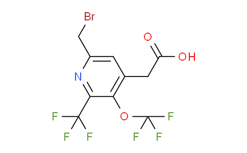 AM143588 | 1803998-68-6 | 6-(Bromomethyl)-3-(trifluoromethoxy)-2-(trifluoromethyl)pyridine-4-acetic acid