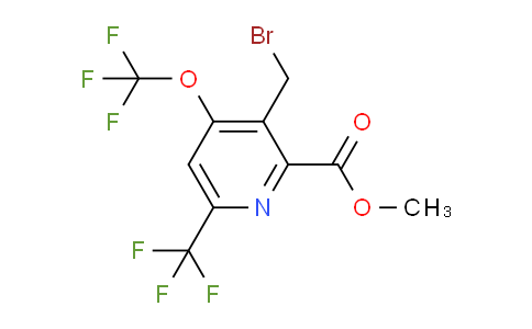 AM143590 | 1805291-26-2 | Methyl 3-(bromomethyl)-4-(trifluoromethoxy)-6-(trifluoromethyl)pyridine-2-carboxylate