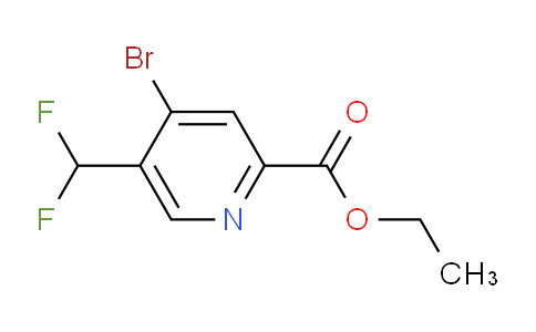 AM143595 | 1805297-90-8 | Ethyl 4-bromo-5-(difluoromethyl)pyridine-2-carboxylate