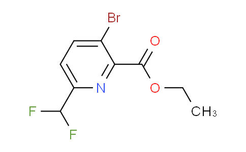 AM143598 | 1806781-89-4 | Ethyl 3-bromo-6-(difluoromethyl)pyridine-2-carboxylate