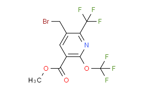 AM143600 | 1806170-10-4 | Methyl 3-(bromomethyl)-6-(trifluoromethoxy)-2-(trifluoromethyl)pyridine-5-carboxylate