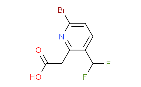 AM143604 | 1805298-41-2 | 6-Bromo-3-(difluoromethyl)pyridine-2-acetic acid