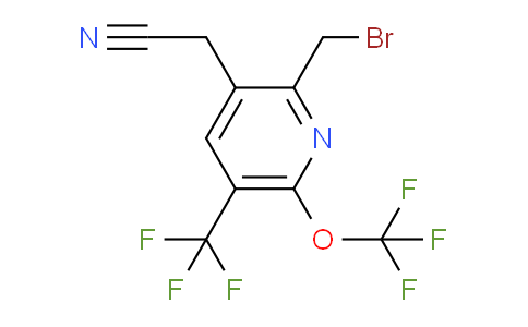 AM143608 | 1805294-71-6 | 2-(Bromomethyl)-6-(trifluoromethoxy)-5-(trifluoromethyl)pyridine-3-acetonitrile