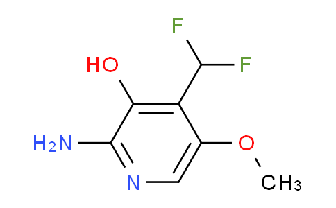 2-Amino-4-(difluoromethyl)-3-hydroxy-5-methoxypyridine
