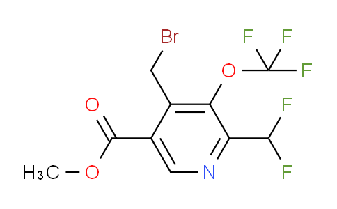 AM143621 | 1805305-90-1 | Methyl 4-(bromomethyl)-2-(difluoromethyl)-3-(trifluoromethoxy)pyridine-5-carboxylate