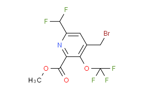 AM143622 | 1804668-40-3 | Methyl 4-(bromomethyl)-6-(difluoromethyl)-3-(trifluoromethoxy)pyridine-2-carboxylate