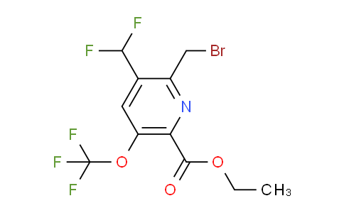 AM143629 | 1804753-24-9 | Ethyl 2-(bromomethyl)-3-(difluoromethyl)-5-(trifluoromethoxy)pyridine-6-carboxylate