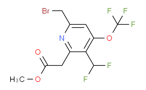 AM143630 | 1805310-93-3 | Methyl 6-(bromomethyl)-3-(difluoromethyl)-4-(trifluoromethoxy)pyridine-2-acetate