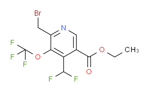 AM143631 | 1804625-42-0 | Ethyl 2-(bromomethyl)-4-(difluoromethyl)-3-(trifluoromethoxy)pyridine-5-carboxylate