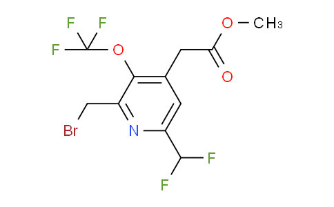 AM143632 | 1805282-32-9 | Methyl 2-(bromomethyl)-6-(difluoromethyl)-3-(trifluoromethoxy)pyridine-4-acetate