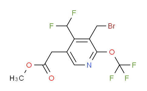 AM143639 | 1804669-16-6 | Methyl 3-(bromomethyl)-4-(difluoromethyl)-2-(trifluoromethoxy)pyridine-5-acetate