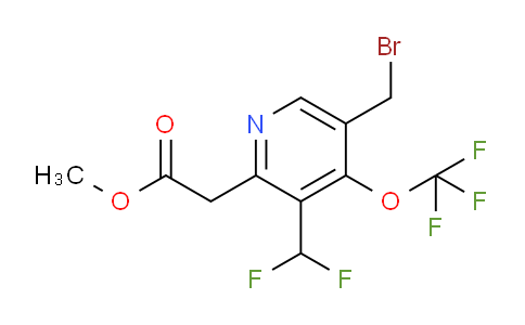 AM143650 | 1804669-21-3 | Methyl 5-(bromomethyl)-3-(difluoromethyl)-4-(trifluoromethoxy)pyridine-2-acetate