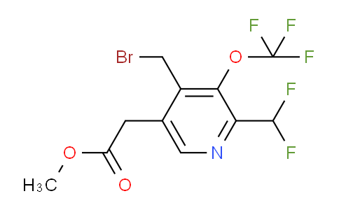 AM143652 | 1804625-82-8 | Methyl 4-(bromomethyl)-2-(difluoromethyl)-3-(trifluoromethoxy)pyridine-5-acetate