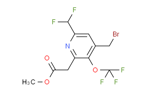 AM143655 | 1805174-19-9 | Methyl 4-(bromomethyl)-6-(difluoromethyl)-3-(trifluoromethoxy)pyridine-2-acetate