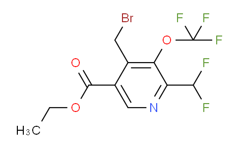 AM143656 | 1805948-60-0 | Ethyl 4-(bromomethyl)-2-(difluoromethyl)-3-(trifluoromethoxy)pyridine-5-carboxylate