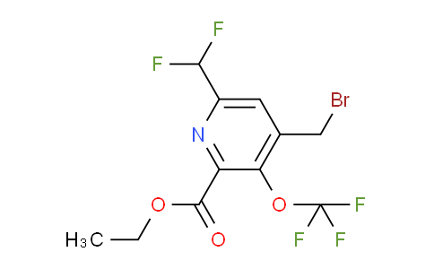 AM143657 | 1804668-70-9 | Ethyl 4-(bromomethyl)-6-(difluoromethyl)-3-(trifluoromethoxy)pyridine-2-carboxylate