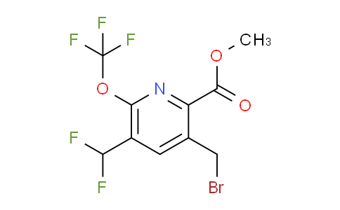AM143661 | 1805305-88-7 | Methyl 3-(bromomethyl)-5-(difluoromethyl)-6-(trifluoromethoxy)pyridine-2-carboxylate