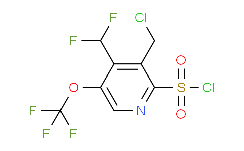 AM143667 | 1805308-57-9 | 3-(Chloromethyl)-4-(difluoromethyl)-5-(trifluoromethoxy)pyridine-2-sulfonyl chloride