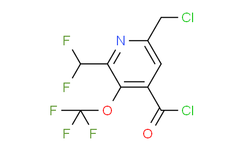 AM143679 | 1805283-52-6 | 6-(Chloromethyl)-2-(difluoromethyl)-3-(trifluoromethoxy)pyridine-4-carbonyl chloride
