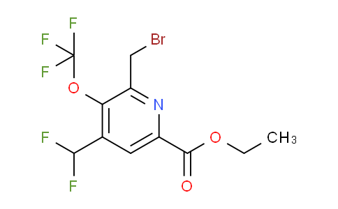 AM143680 | 1804437-72-6 | Ethyl 2-(bromomethyl)-4-(difluoromethyl)-3-(trifluoromethoxy)pyridine-6-carboxylate