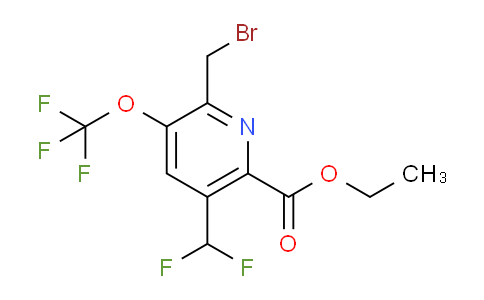 AM143682 | 1805281-92-8 | Ethyl 2-(bromomethyl)-5-(difluoromethyl)-3-(trifluoromethoxy)pyridine-6-carboxylate