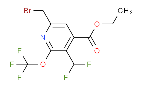 AM143683 | 1804625-55-5 | Ethyl 6-(bromomethyl)-3-(difluoromethyl)-2-(trifluoromethoxy)pyridine-4-carboxylate