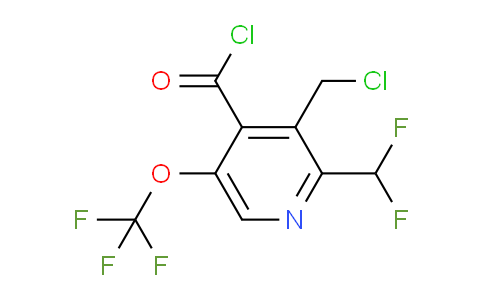 AM143687 | 1805182-80-2 | 3-(Chloromethyl)-2-(difluoromethyl)-5-(trifluoromethoxy)pyridine-4-carbonyl chloride
