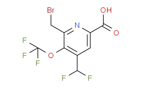 AM143688 | 1804752-36-0 | 2-(Bromomethyl)-4-(difluoromethyl)-3-(trifluoromethoxy)pyridine-6-carboxylic acid