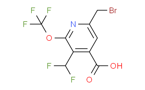 AM143695 | 1804752-45-1 | 6-(Bromomethyl)-3-(difluoromethyl)-2-(trifluoromethoxy)pyridine-4-carboxylic acid