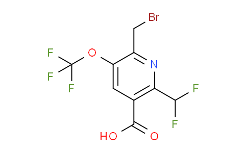 AM143696 | 1805305-46-7 | 2-(Bromomethyl)-6-(difluoromethyl)-3-(trifluoromethoxy)pyridine-5-carboxylic acid