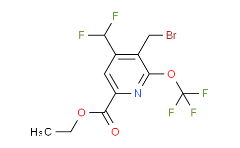AM143697 | 1805023-93-1 | Ethyl 3-(bromomethyl)-4-(difluoromethyl)-2-(trifluoromethoxy)pyridine-6-carboxylate