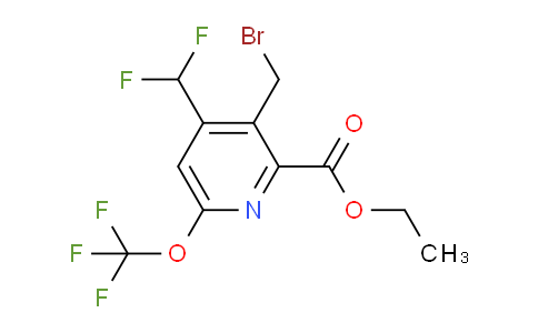 AM143701 | 1803991-45-8 | Ethyl 3-(bromomethyl)-4-(difluoromethyl)-6-(trifluoromethoxy)pyridine-2-carboxylate